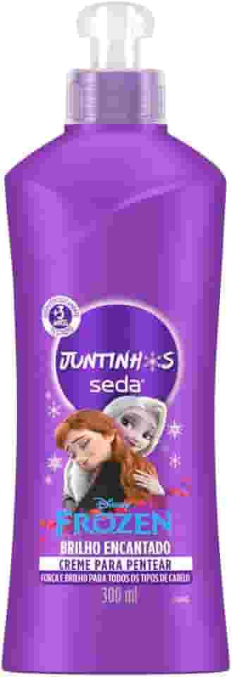 Seda Creme Para Pentear Infantil Frozen Juntinhos Brilho Encantado Frasco 300Ml