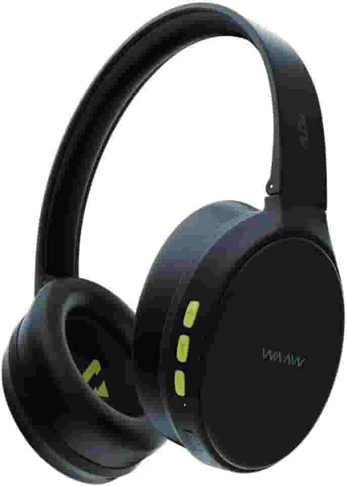 WAAW by ALOK Fone de Ouvido Headphone SENSE 200HB Bluetooth, Até 25h de Autonomia, Microfone, Conexão Multipontos