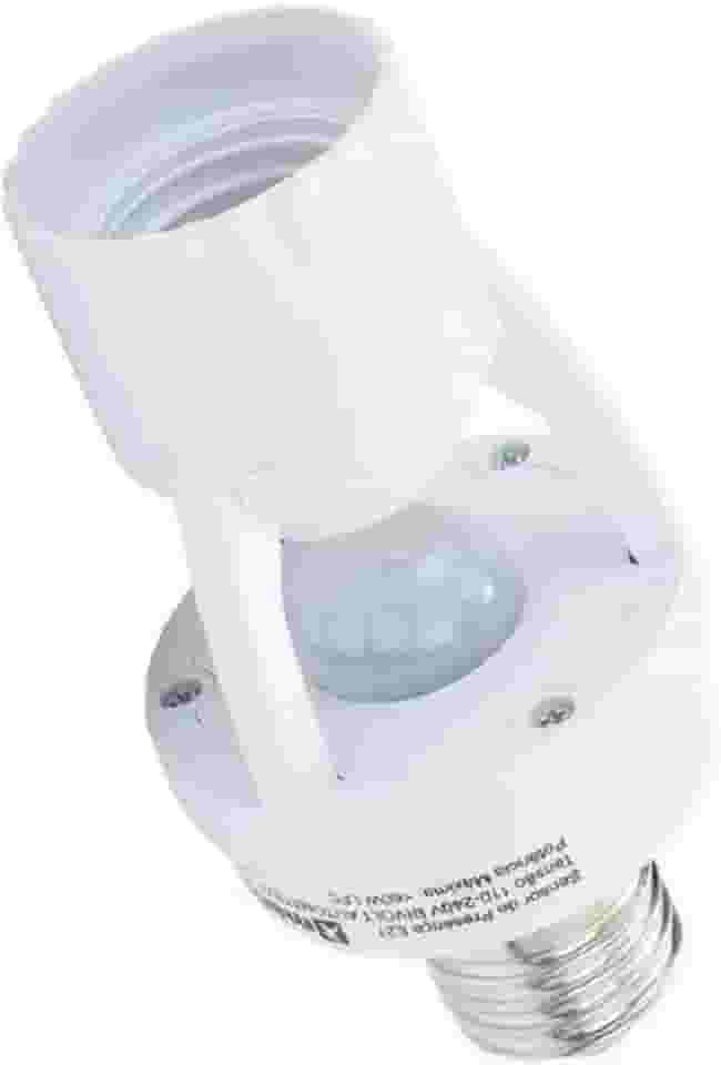 Sensor de Presença com Soquete para Lâmpada E27