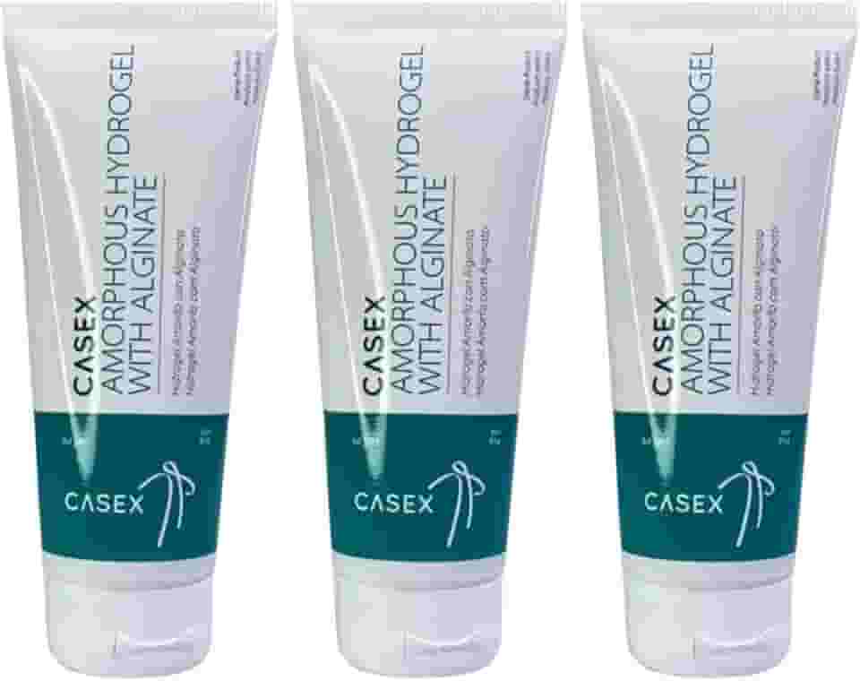 Pomada Ally Gel Hidrogel Casex 85g | 3 Unidades – Tratamento de Feridas, Úlceras, Cortes, Abrasões e Queimaduras