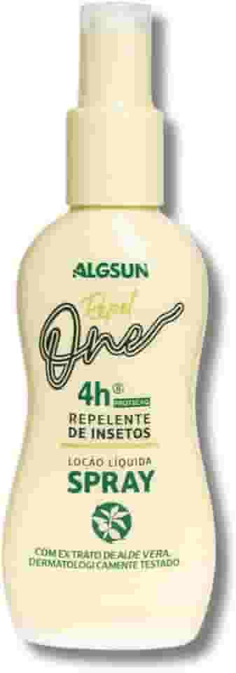 Repelente de Insetos Algsun 200ml | 1 Unidade | Proteção contra Aedes Aegypti, Anopheles Gambiae
