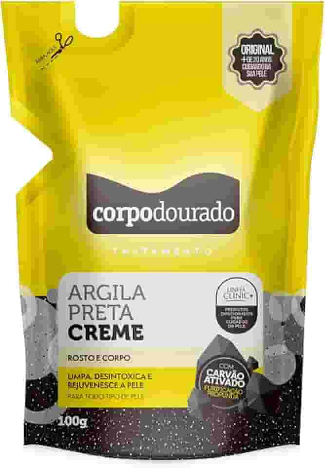 CORPO DOURADO ARGILA PRETA CREME BISN 100GR