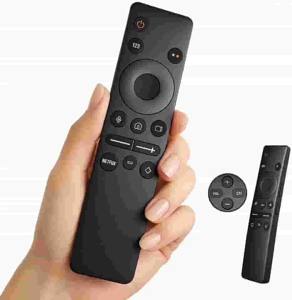 Controle Remoto Universal para Smart TV – Compatível Samsung 4K/8K/QLED com Atalhos Netflix, Prime Video e GloboPlay