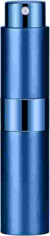Atomizador de perfume recarregável, frasco portátil de 8 ml, spray atomizador de perfume portátil de 8 ml para mulheres e homens, pequeno frasco spray para acessórios de viagem (azul)