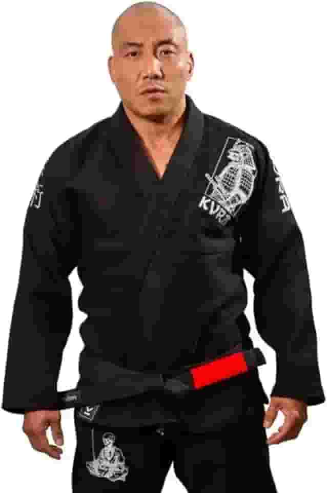 Kimono de Jiu Jitsu KVRA Samurai Preto A2
