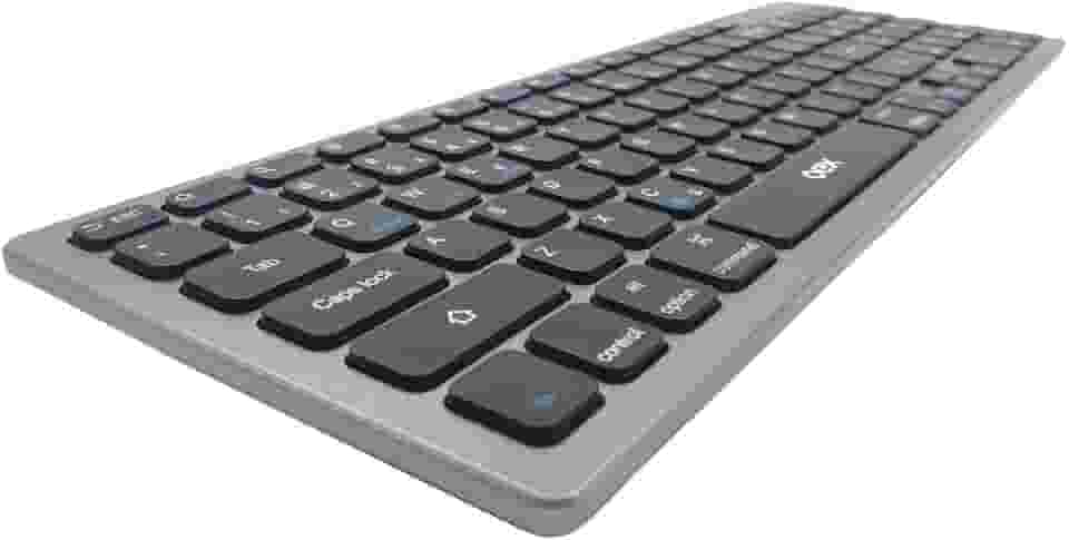 Teclado Bluetooth 5.0 Slim Prime OEX TC504 ABNT2 Prata