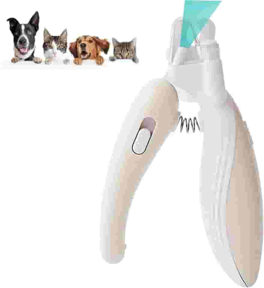 Cortador De Unha Pet, com Luz Led, 13cm, para Cães e Gatos de Pequeno, Médio e Grande Porte