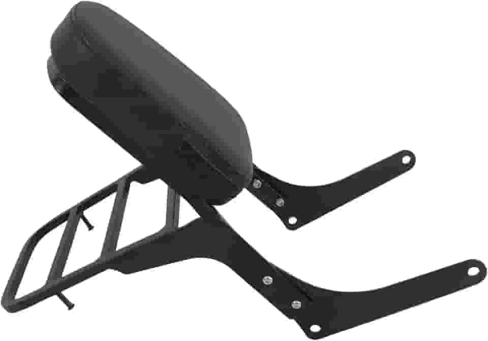 labwork Barra sissy de encosto de passageiro preta com suporte de bagagem de substituição para Honda Rebel 250 CMX250 CMX250CD CMX250CL 1985-2015