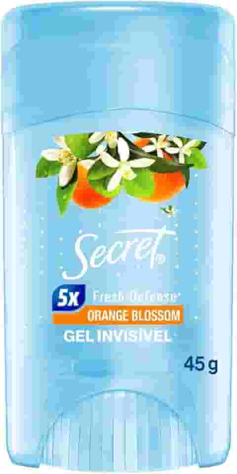 Secret Desodorante Antitranspirante em Gel Invisible Orange Blossom 45 g