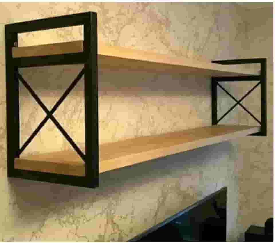 Prateleira Estilo Industrial 20x60 Não ENFERRUJA Não DESCASCA PINTURA