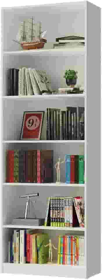 Estante Livreiro Madesa 6908 com 6 Nichos - Branco