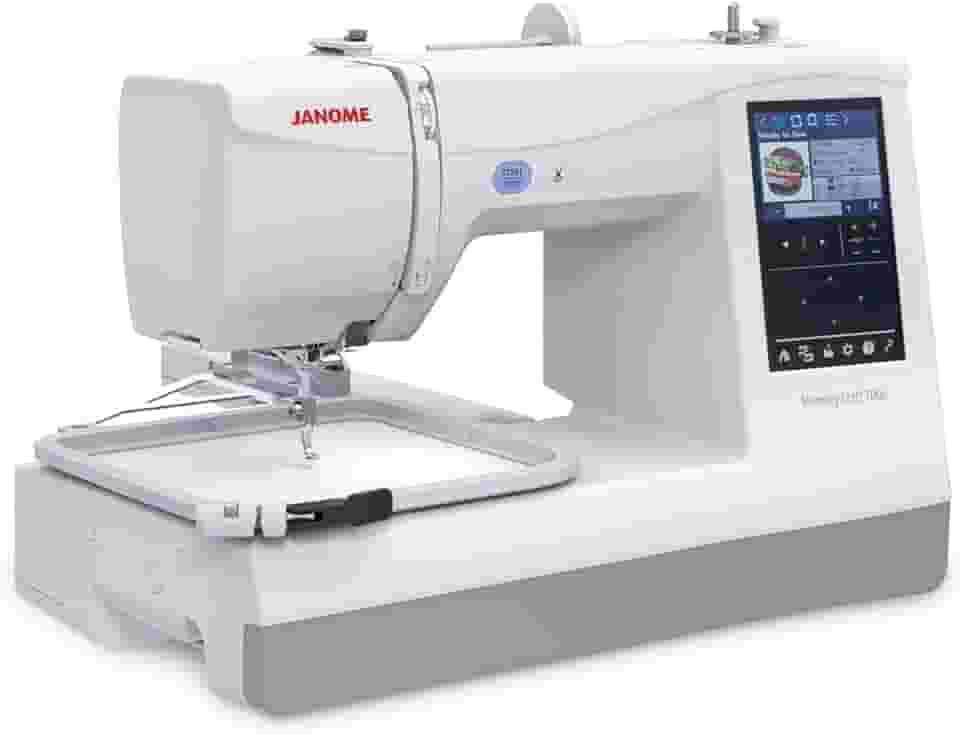Janome Memory Craft 100E máquina de bordado apenas - bordado máximo 14 cm x 14 cm
