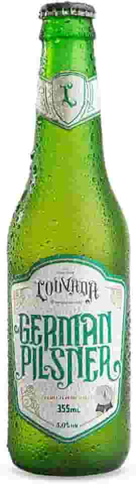 Cerveja German Pilsner Cervejaria Louvada 355ml
