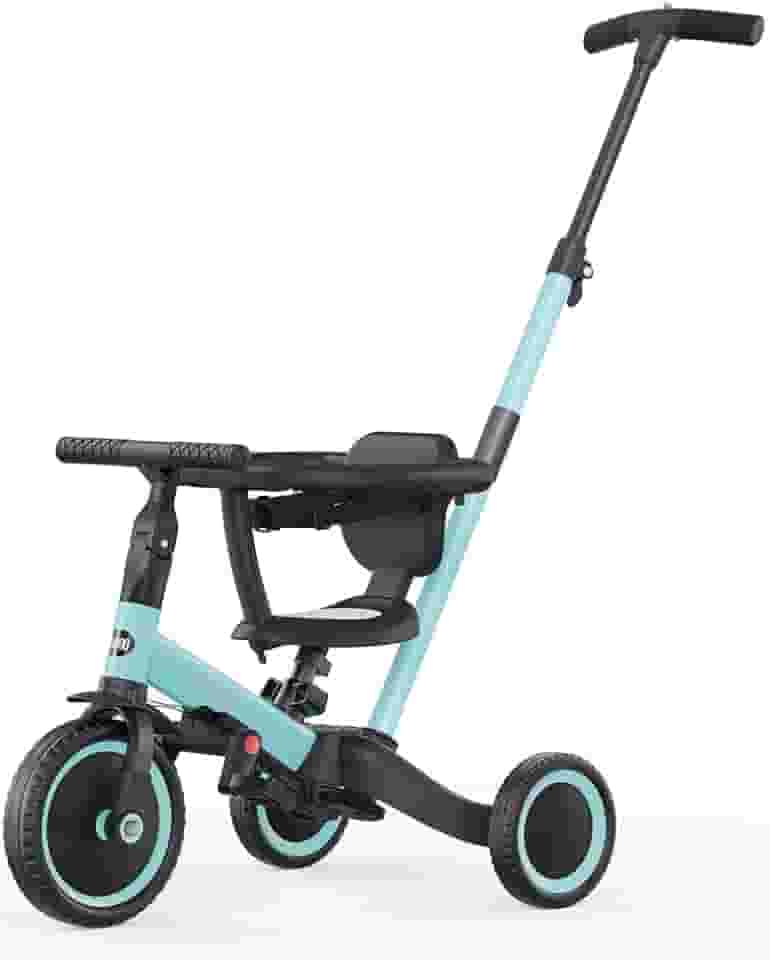 newyoo Triciclos Infantis Para Crianças De 1 A 3 Anos, Bicicleta Infantil, Bicicleta De Equilíbrio Para Bebês, Presente De Natal E Aniversário Para Meninos E Meninas, Triciclo Com Alça Para Pais, Prot