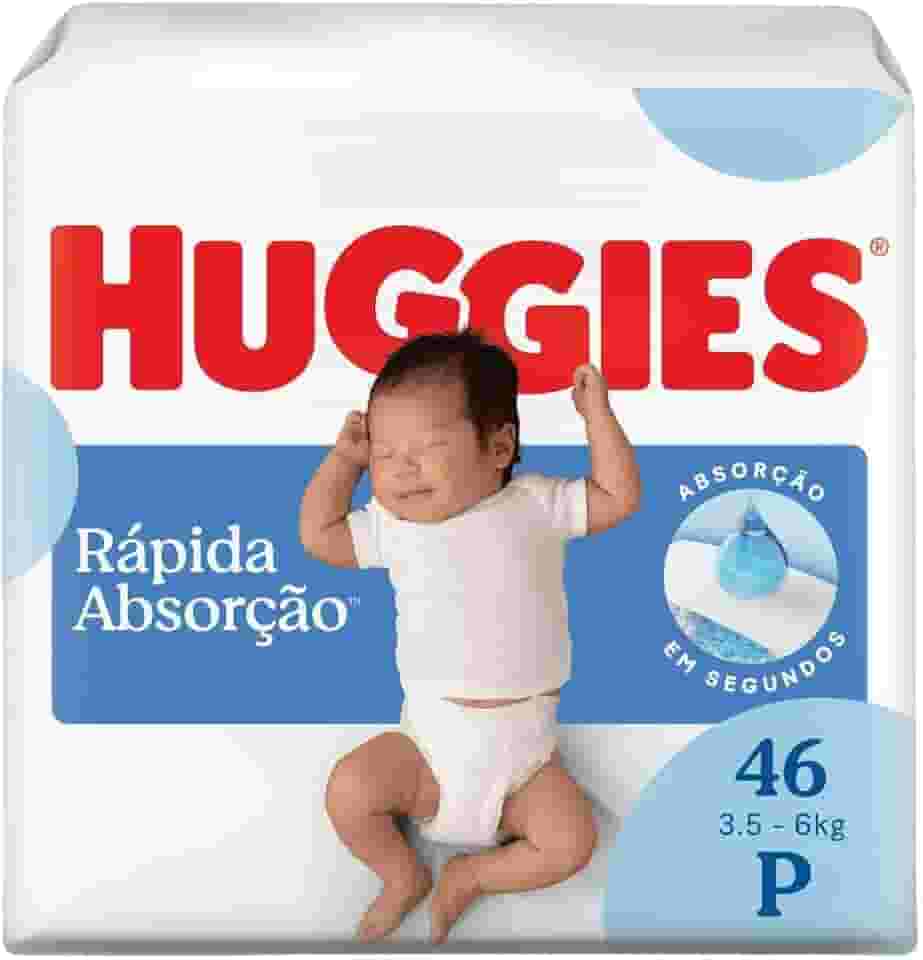 Fralda Huggies Tripla Proteção P - 46 fraldas