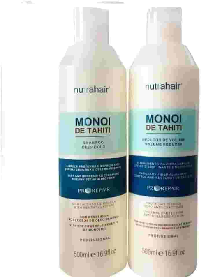 Redutor De Volume E Shampoo Monoi De Tahiti 500ml Nutra Hair