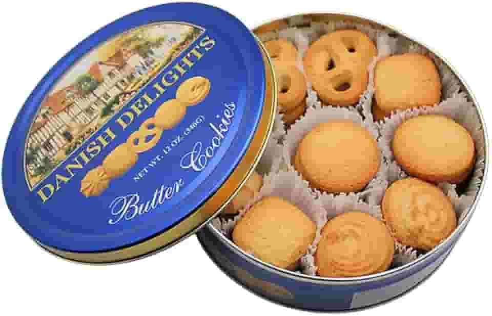 Biscoito Danish Delights Butter Cookies 340g Importado