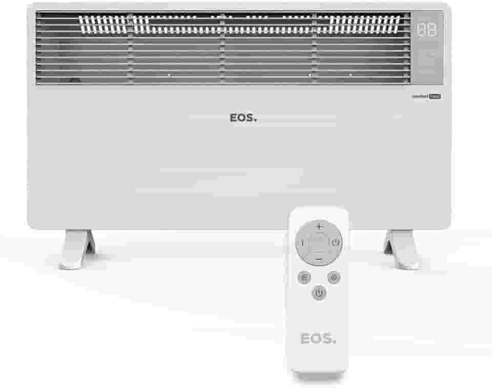 Aquecedor Elétrico EOS Comfort Heat com Painel Digital para Piso e Parede com Tecnologia Convector 1500W EAQ04 110V