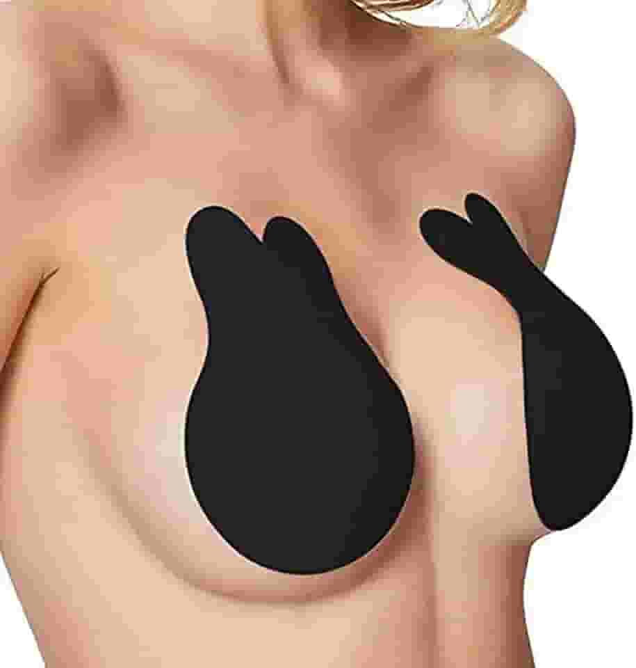 Sutiã Adesivo Reutilizável Levanta os Seios Push Up Sutian Modelador Efeito Silicone Sem Alças - Bella Net