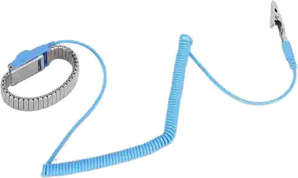 Correia De Aterramento, Pulseiras Antiestáticas Pulseira ESD Ajustável Pulseira Antiestática Com Fio Reutilizável Com Fio De Aterramento E Clipe Jacaré Para Equipamentos Eletrônicos Sensíveis