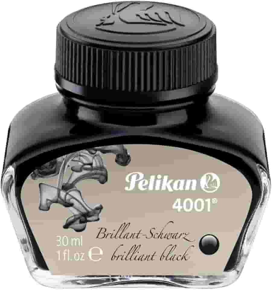 Tinta Para Caneta Tinteiro Pelikan 4001 Preto 30Ml Pelikan, Preto