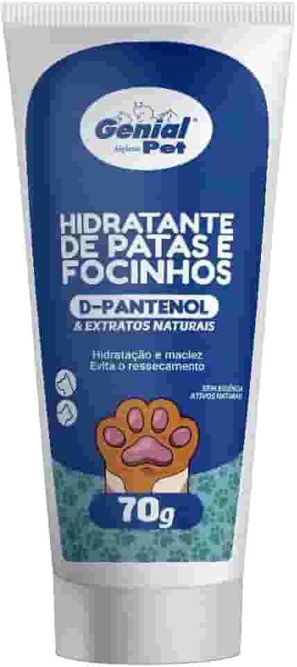 Hidratante para Patas e Focinhos Genial 70g, Hidrante para Patinhas Ressecadas