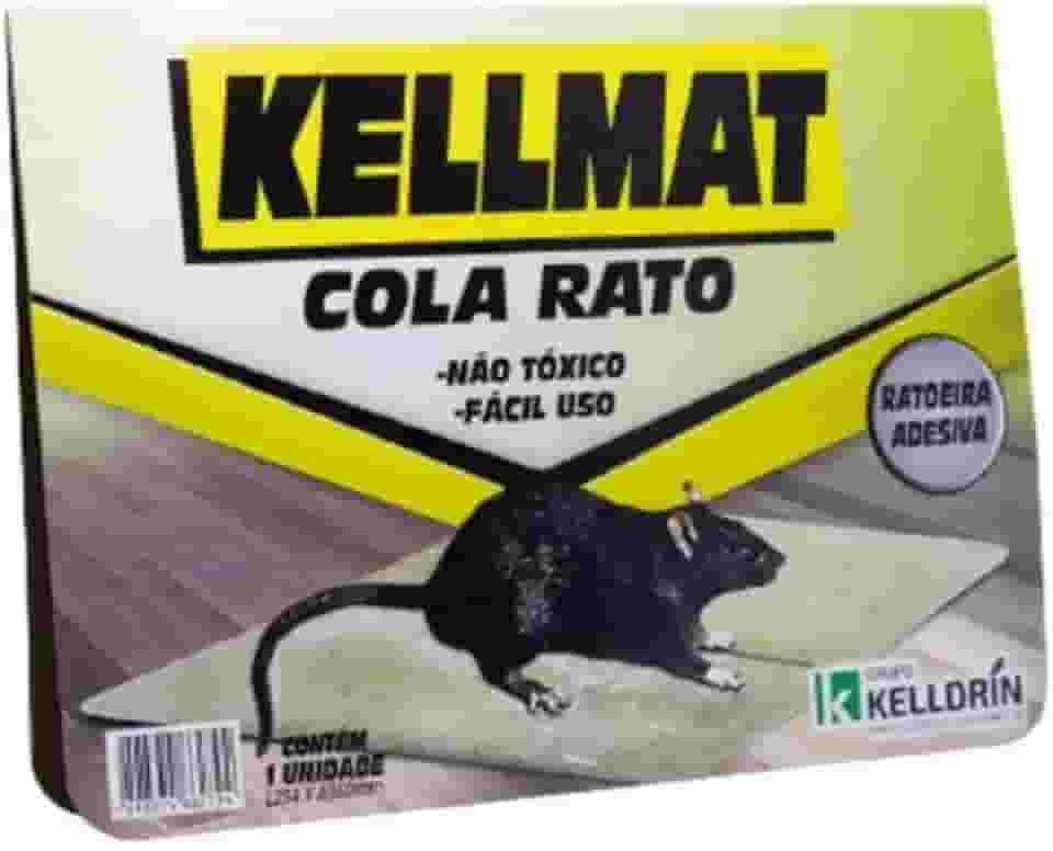 Kit Kellmat Ratoeira Adesiva Cola Rato - Caixa Com 25 Und