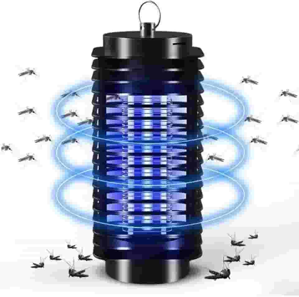 Armadilha Mata Mosquito Pega Inseto Led Luz Choque Eletrico Bivolt (STO812)