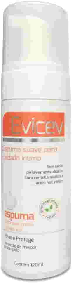 Evicev Espuma Para Higiene Íntima Coadjuvante Em Caso De Candidíase E Coceiras Frasco Com 120 Ml, Bioworld