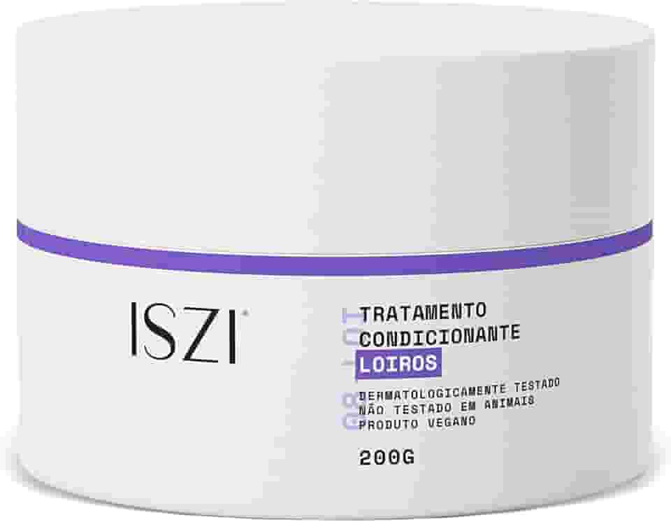 Máscara Tratamento Reparador Cabelos Loiros Hidratação Alta Absorção 200g Iszi