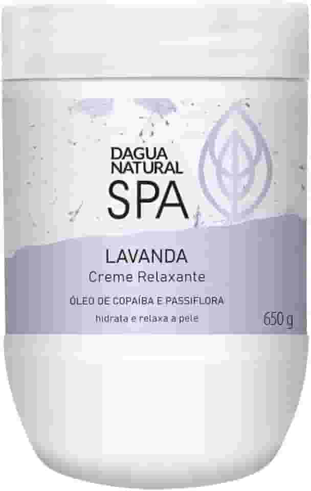 Creme Massagem Relaxante SPA Lavanda 650G DAgua Natural
