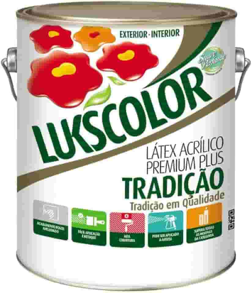 Tinta Acrílica Premium Lavável Areia 3,6l Tradição Lukscolor