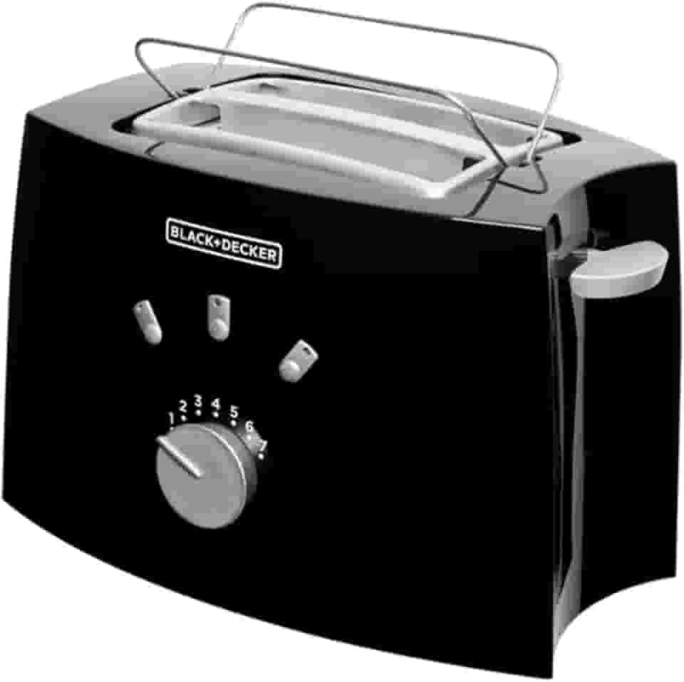 BLACK+DECKER Torradeira Elétrica, com Potência de 800W, Praticidade e Eficiência para seu Café da Manhã, 110V