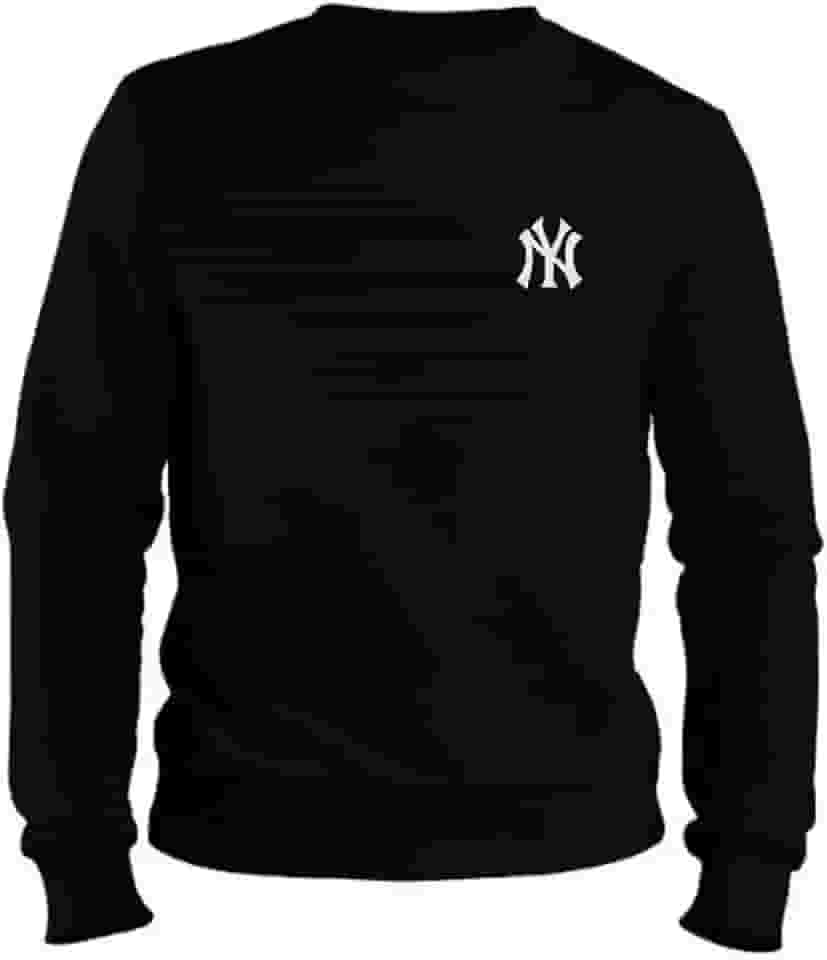 Moletom Masculino New York Gola Careca Macio Flanelado Tecido Premium