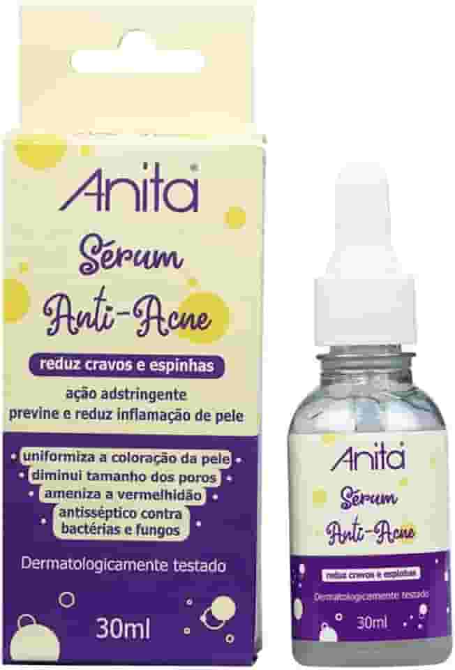 Sérum Anti Acne Reduz Cravos e Espinhas - Reduz a Inflamação da Pele - Anita