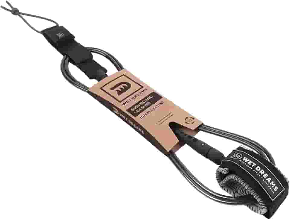 Leash de Surf Comp Cord 6'6'' x 6mm Wet Dreams Premium Line