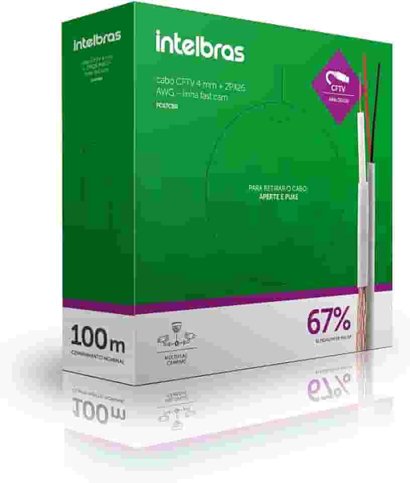Cabo Coaxial CFTV FC67CBR Branco Intelbras