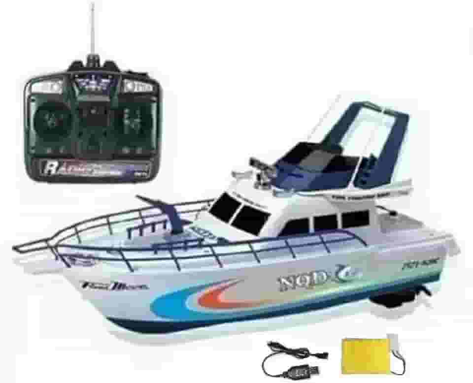 Barco Lancha De Controle Remoto Recarregável