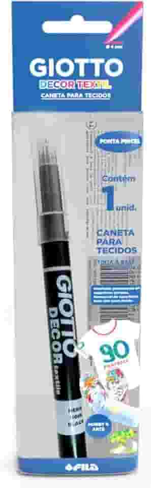 GIOTTO Decor Textile Caneta Para Tecido Preto Flowpack