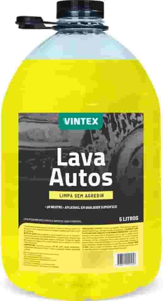 Lava Autos 5 Litros – Shampoo Automotivo Neutro de Alta Performance, Espuma Abundante, Limpeza Segura e Brilho Intenso