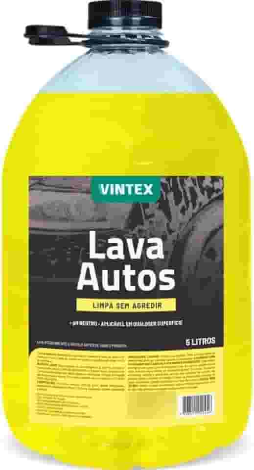 Lava Autos 5 Litros – Shampoo Automotivo Neutro de Alta Performance, Espuma Abundante, Limpeza Segura e Brilho Intenso
