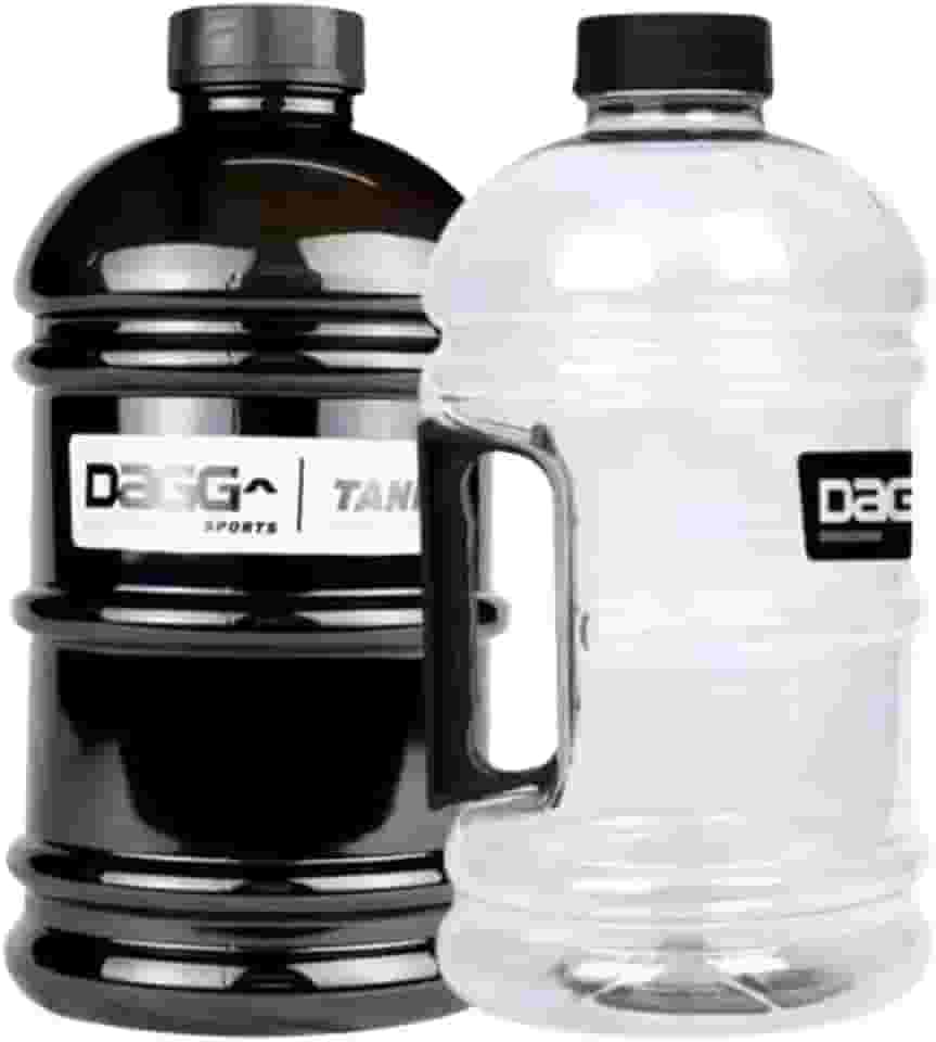 Garrafa Galão de Água 2L Squeeze Academia Musculação Treino Alça Antivazamento 2 Unidades