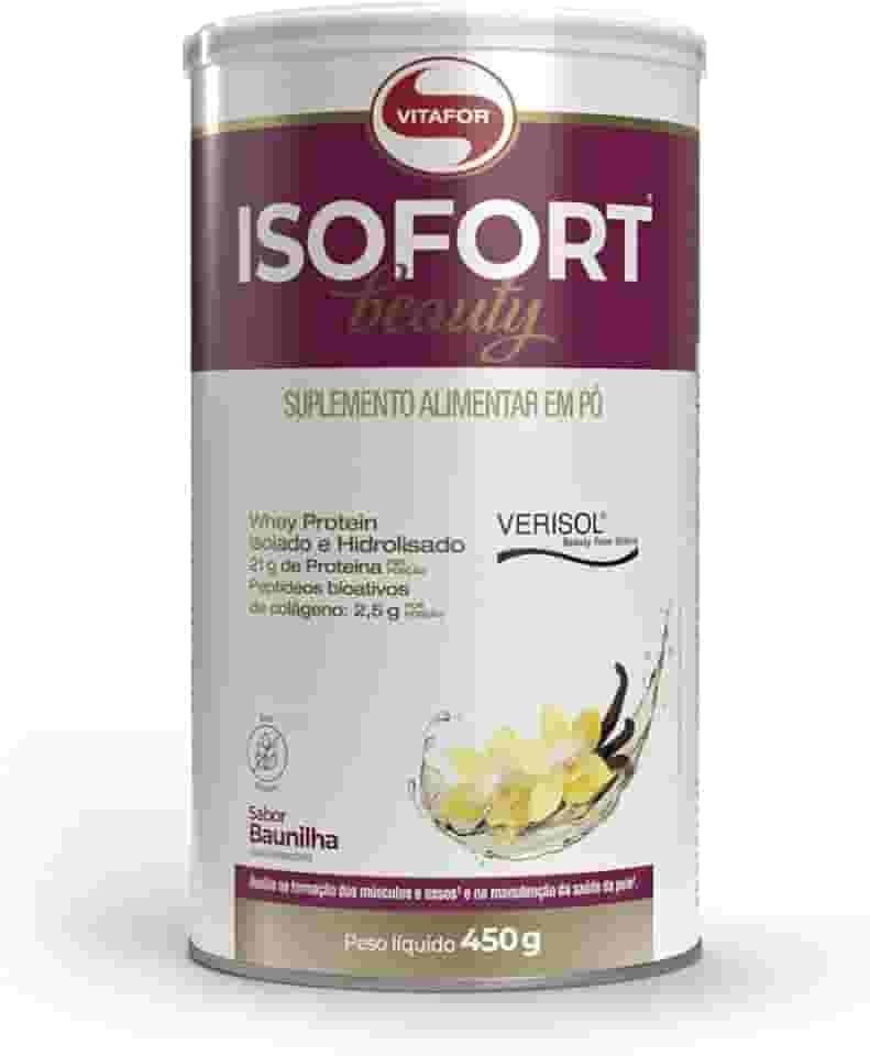 Vitafor - Whey Isofort Beauty - 450g - Baunilha