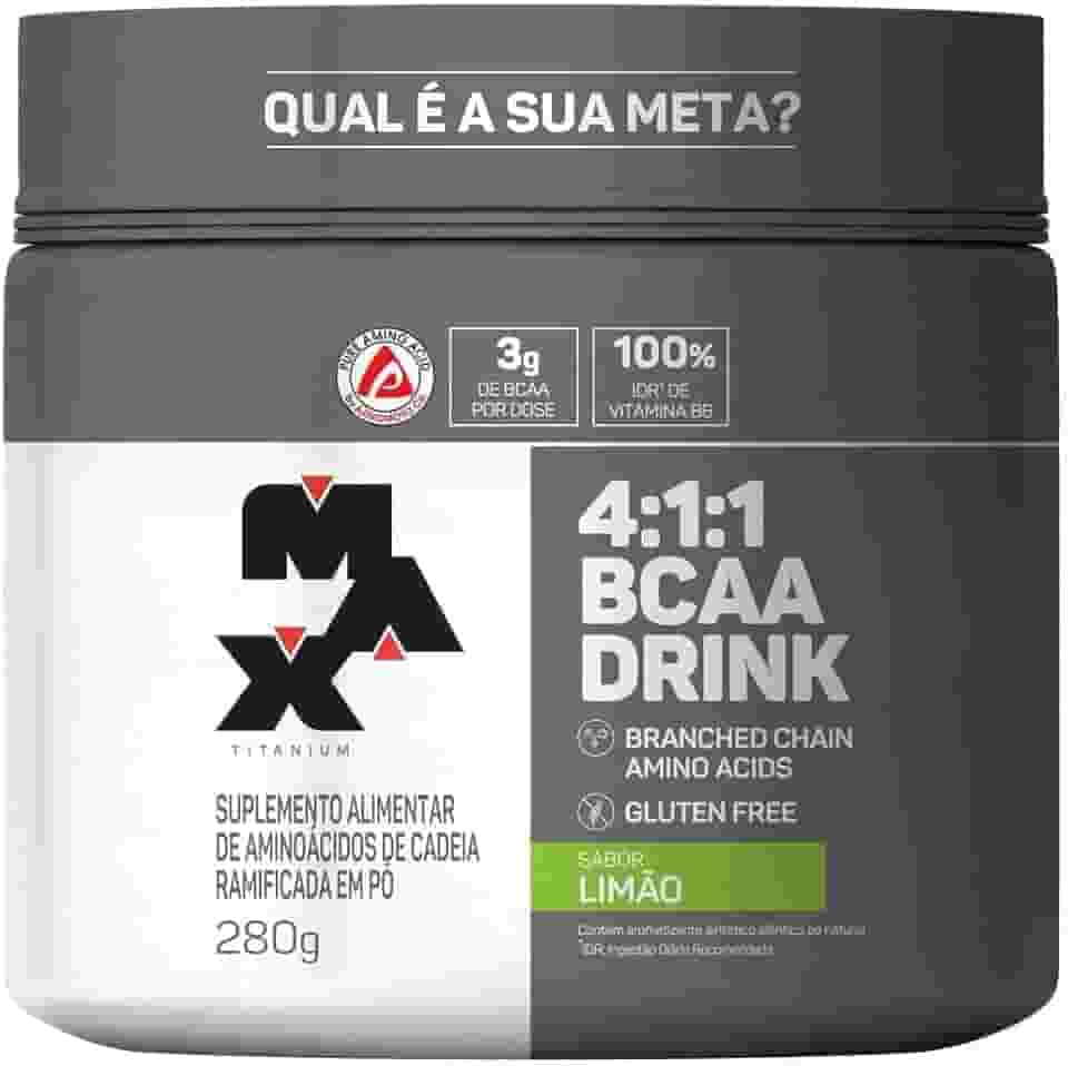 Max Titanium Bcaa 4: 1: 1-280G Drink Limão -