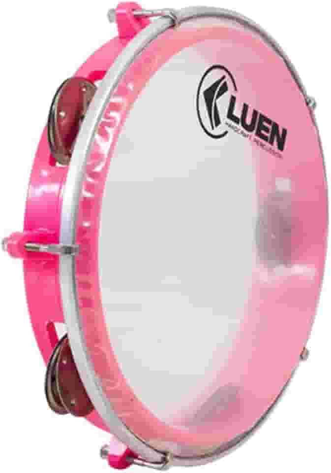 Pandeiro Abs Rosa Junior Pele Cristal 08"