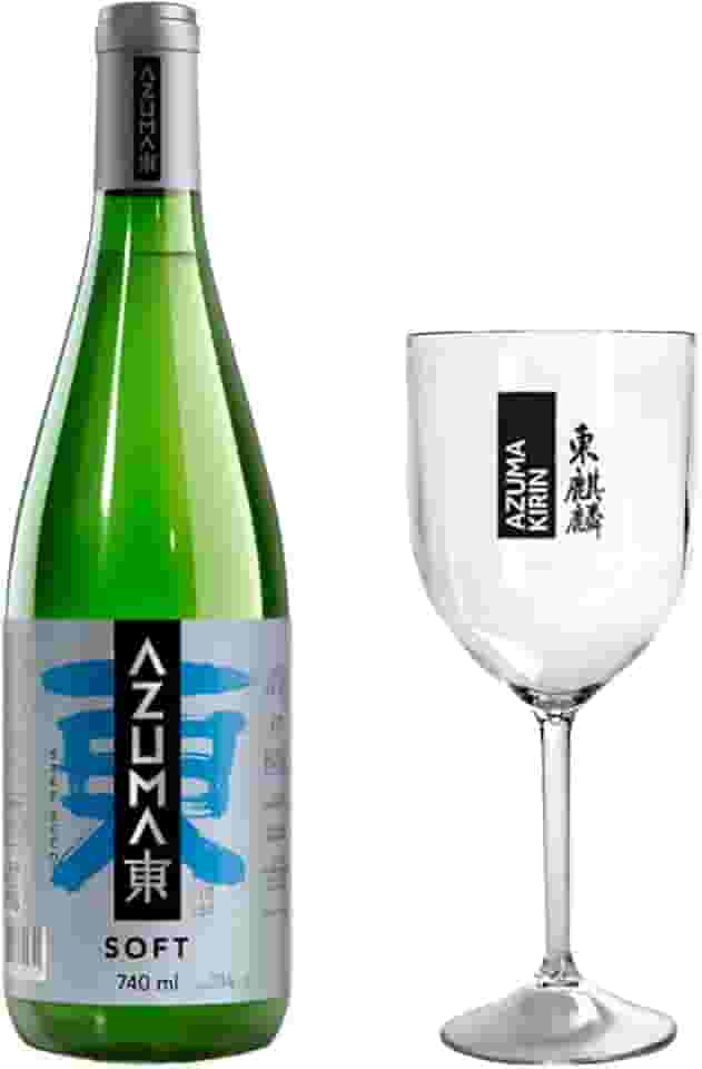 Saquê Azuma Soft Sake Seco 740ml + Taça
