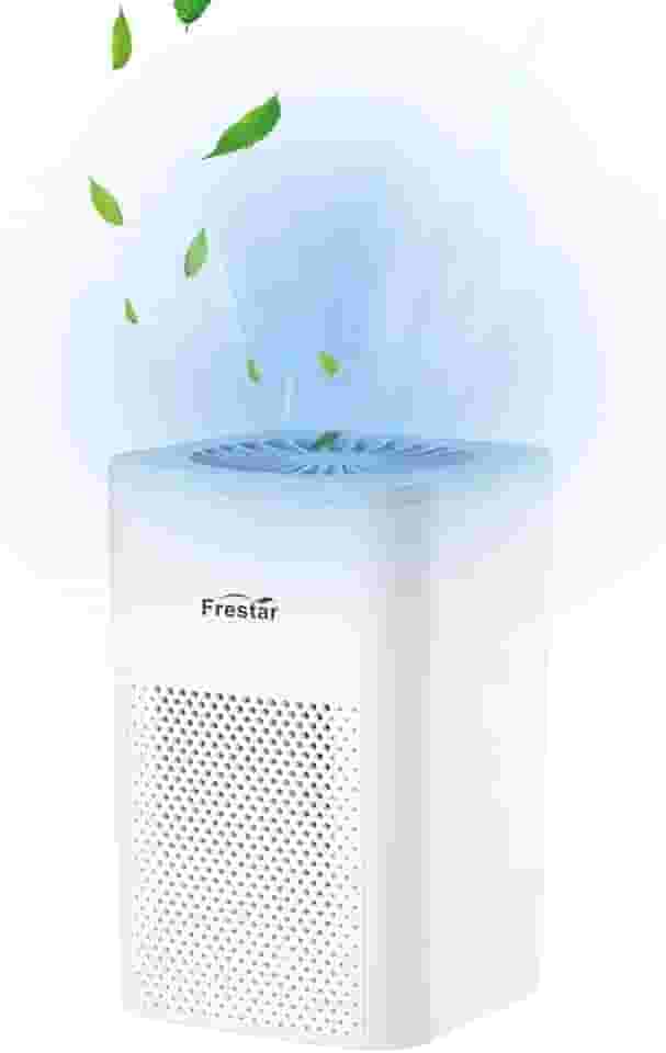 Purificador de ar de mesa com filtro HEPA para escritório, quarto, banheiro, purificadores de ar USB pequenos para poluentes, poeira, odor, super silencioso, alimentado por USB sem adaptador