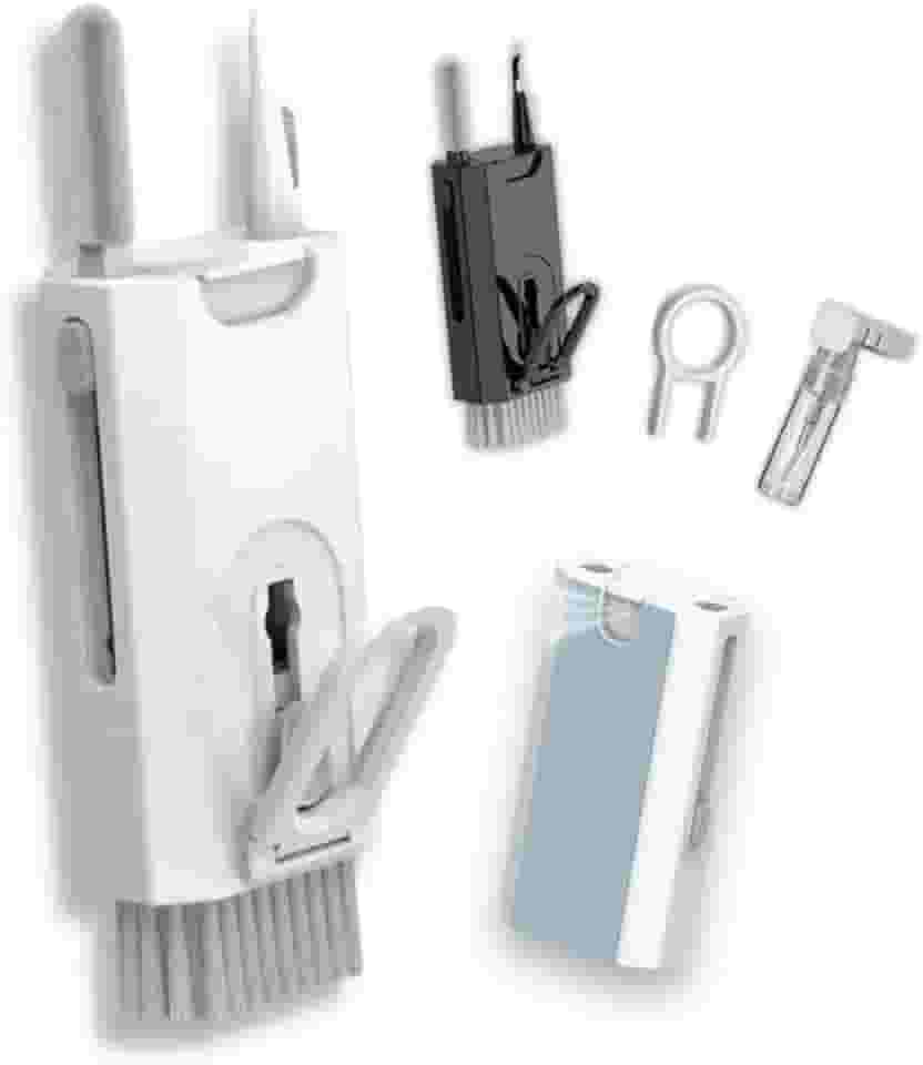 Escova Kit de Limpeza 8 em 1 para Teclado, Fone de Ouvido, Tela de Computador e Celular, Kit Multifuncional Limpador e Removedor de teclas - Qualidade Premium LNSTORE