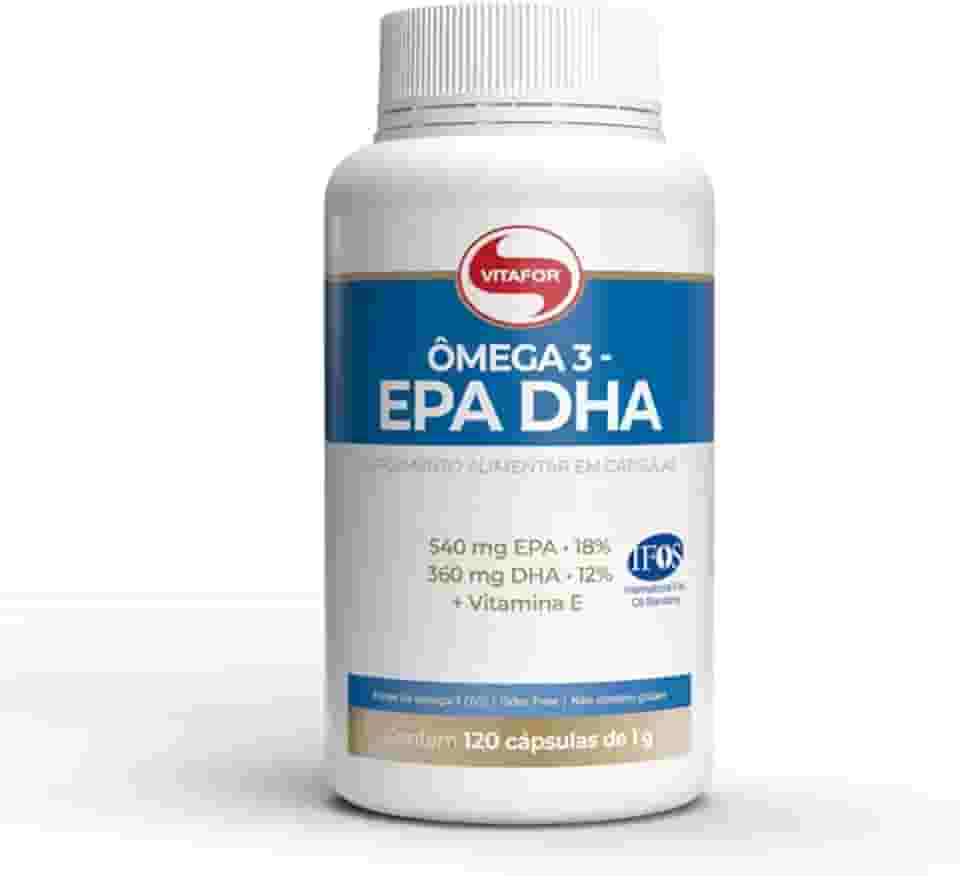 Ômega 3 EPA DHA 120 Cápsulas Vitafor 540mg EPA 360mg DHA