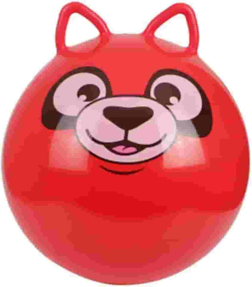 Bola Pula Pula Inflável Infantil com Alça – Brinquedo Educativo e Seguro para Coordenação Motora e Equilíbrio (Vermelho, Grande)